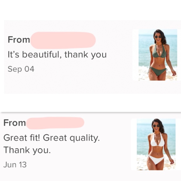 Halter Neck Ties Triangle Bra + Low Rise Side Tie Bottoms Bikini Set White - Picture 5 of 5